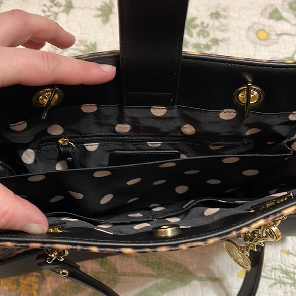 Anne Klein Leopard Satchel - Picture 5 of 7